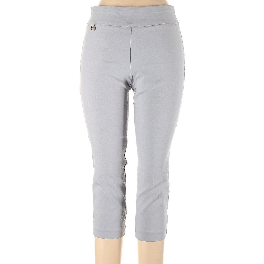 Alfani Petite Capris Light Gray Tummy Control sz 12p
